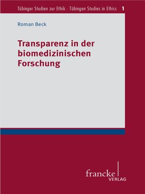 cover image of Transparenz in der biomedizinischen Forschung